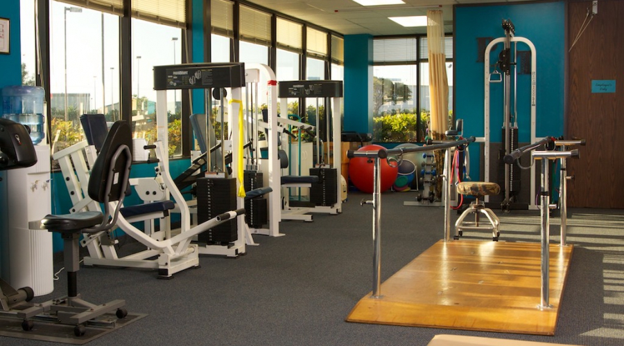 Physical therapy equipment at Shull PT